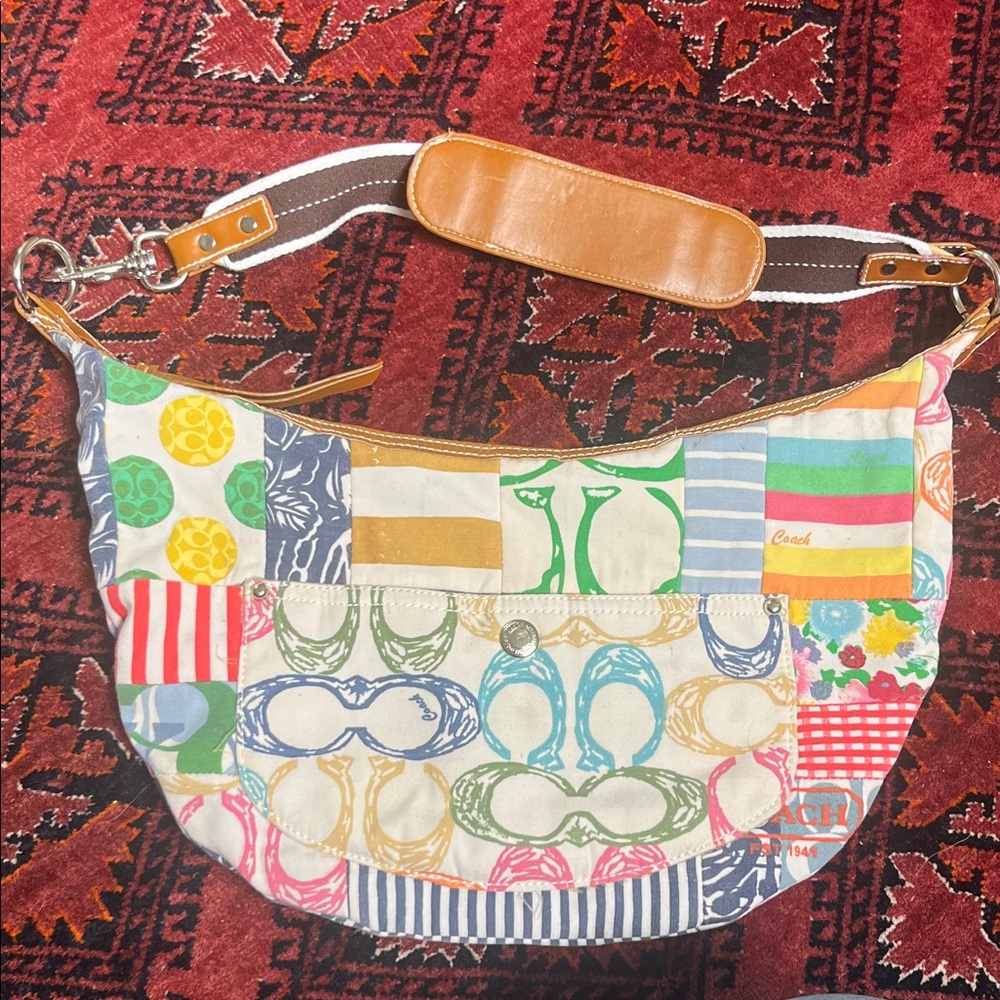 Colorful Patchwork Women's Bag